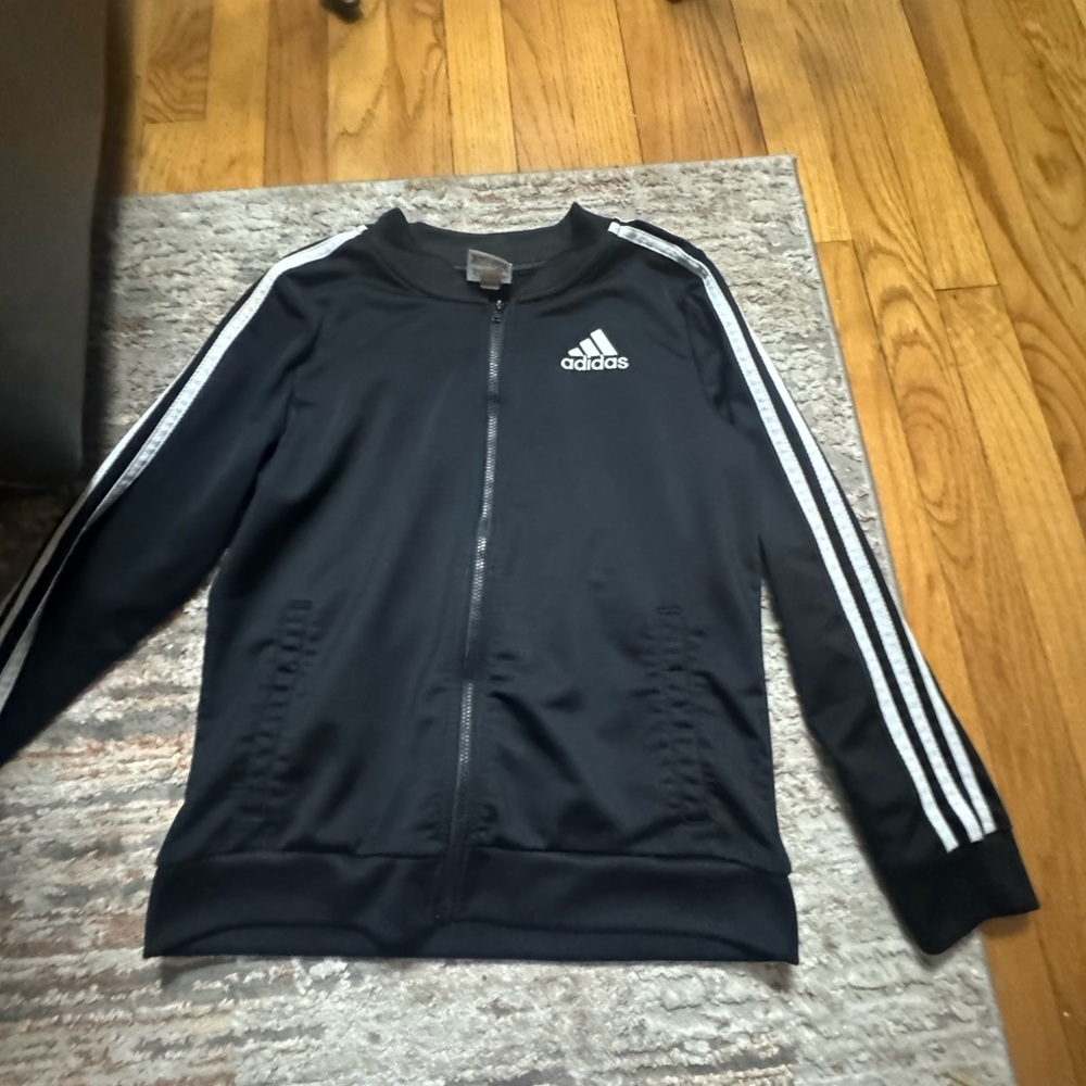 Adidas Black Zip-Up Jacket
